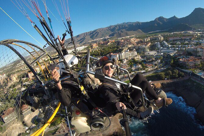 20 Minute Private Paratrike Flight over Tenerife South - Gear and Setup: Helmet Noise Reduction and Bluetooth That Actually Helps