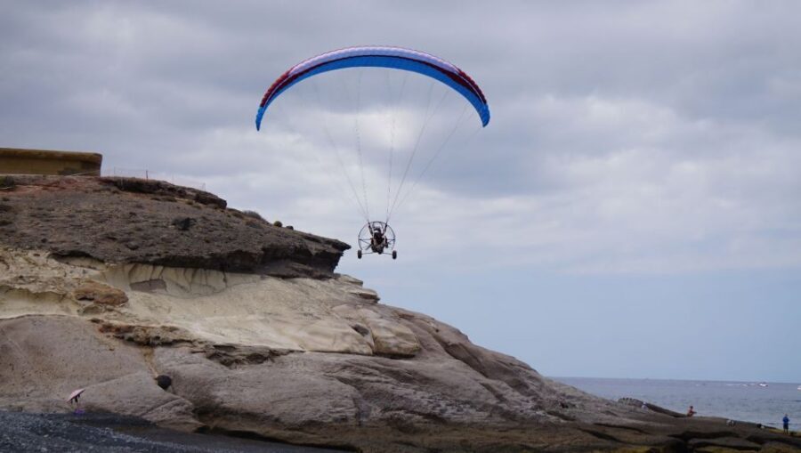 COAST: Fly over the coasts of Tenerife by Paratrike! (20min) - In the Sky: 20 Minutes Over Coves, Beaches, and Volcanic Cliffs