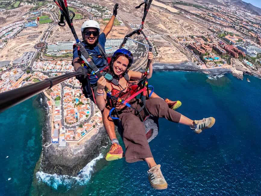 Costa Adeje: Tandem Paragliding Flight - How the flight works: briefing, 700 meters, and your instructor
