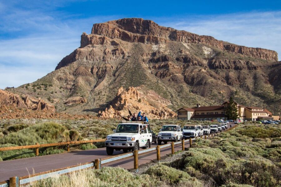 From Playa de las América: Half-Day Jeep Safari Tour - How pickup near Costa Adeje turns into a Teide morning