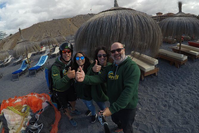 High Performance Paragliding Tandem Flight in Tenerife South - Getting Picked Up Around Costa Adeje and Playa de las Américas