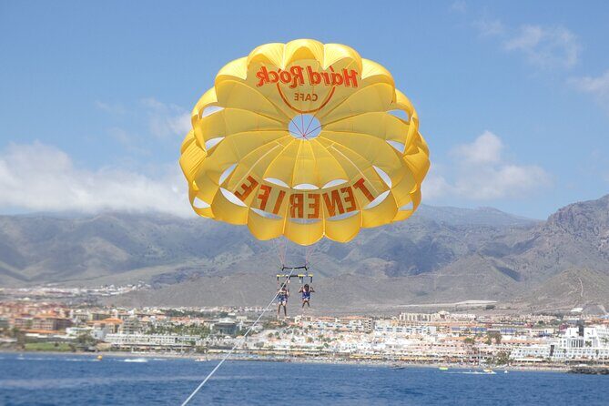 Parasailing flights on the coast of Adeje in Tenerife - After Your Flight: The Optional Photo and Video Memory Chip