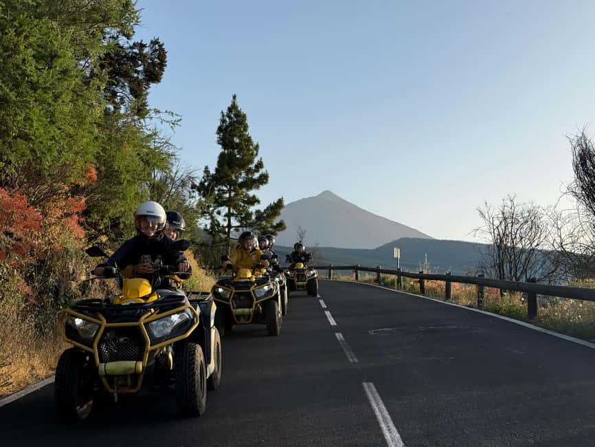 Puerto de la Cruz: Teide or Valley Off-Road Quad Tour - Route 2: North Route highlights, Los Realejos, and a 30-minute off-road circuit