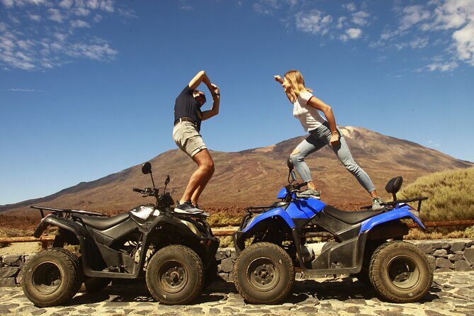 Quad adventure to Teide - The included pizza-and-drink break near Chío: what to expect