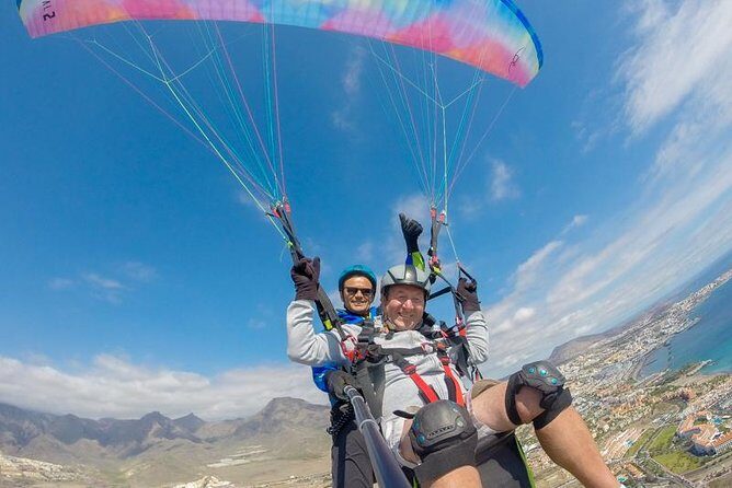 Tandem Paragliding Flight in South Tenerife - The launch and the first minutes: quick, controlled, and surprisingly smooth