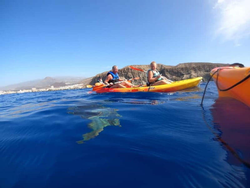 Tenerife: Kayak & Snorkel Tour with Snacks & Sea Life Safari - The Kayak Route: Los Cristianos Cliffs to Lovers Cave