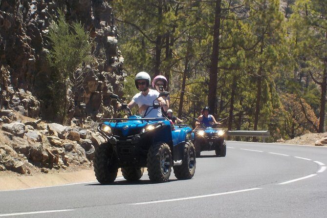 Tenerife: Quad Adventure Teide Tour - Safety on Tenerife Roads: Helmet, Traffic Control, and Guide Energy