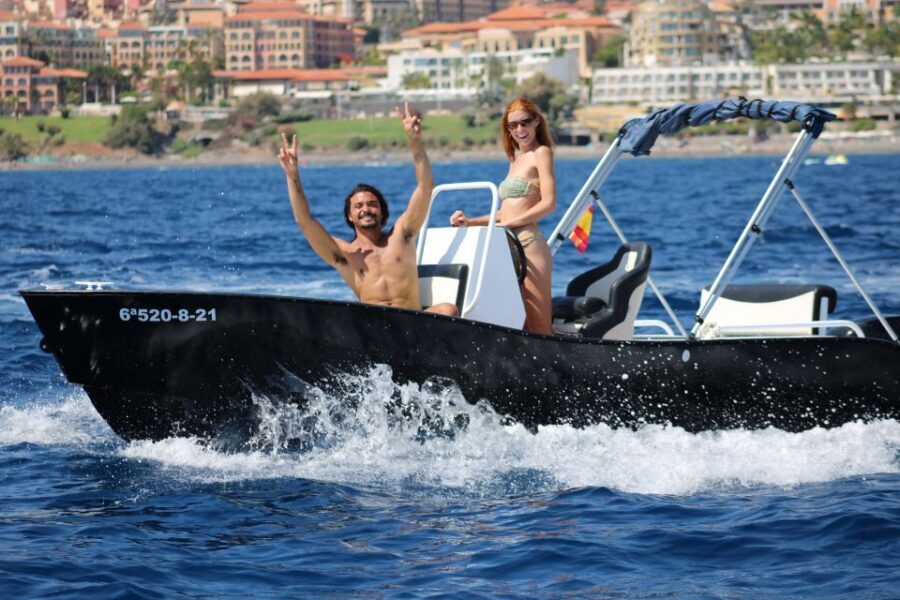 Tenerife: Rent a Boat with No License, Self Drive - The 1-hour timeline: short, sweet, and very “use your time”
