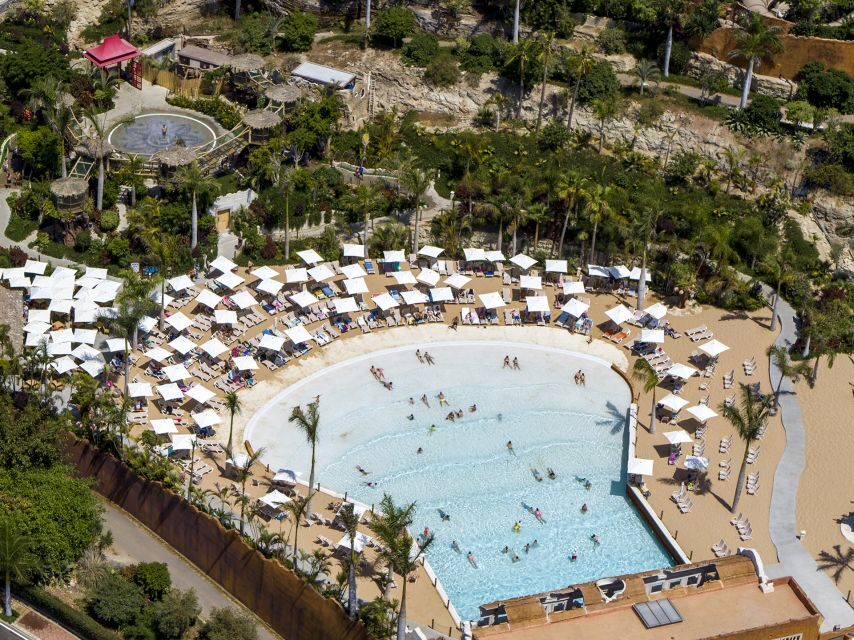 Tenerife: Siam Park Full-Day VIP Entry Ticket - White sand beach time: using your cabin like a true base camp