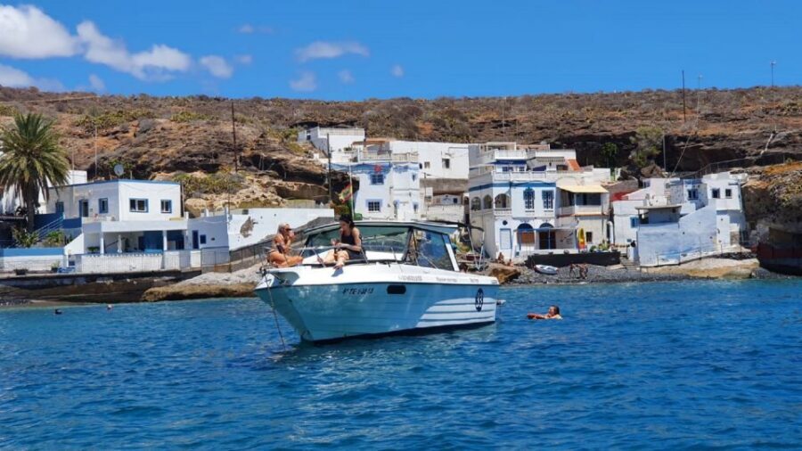 Tenerife: South Island Boat-Trip and Sea Excursion - La Caleta Lagoon: Swim Time, Snorkel Gear, and a Fishing Try