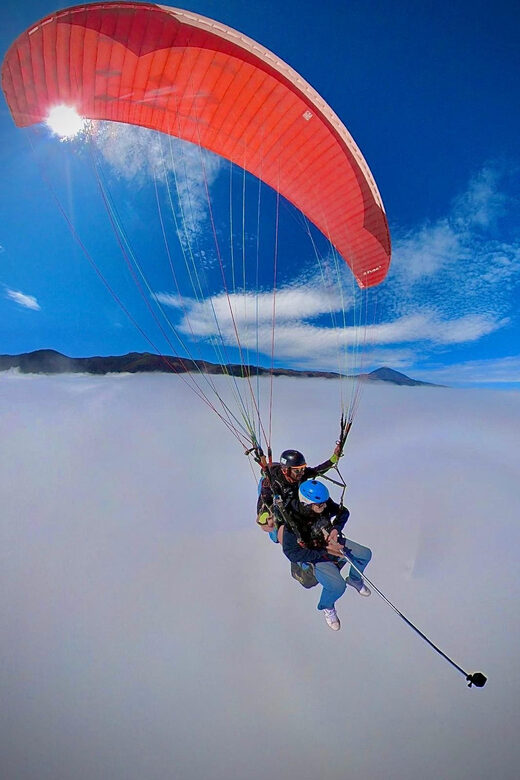 Vuelo Parapente Tenerife Teide (2200 metros) - Midair comfort: what to expect when wind and height do their thing